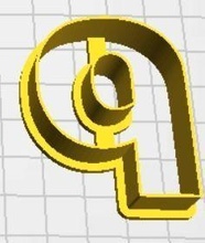 rho fall mantel plätzchen cutter griechisch alphabet kleinbuchstaben spiele spielzeuge 3d print model - Mito3D
