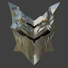 rhongomyniad inspired mask fate grand order fgo videogame game myth fantasy fictional creature character helmet hobby diy 3d print model - Mito3D