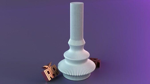 costine formosa candela muffa scanalato stl amore arredamento casa Home decor vacanza carina minimo arte 3d print model - Mito3D