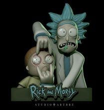 rick mortiço caso bainha rickandmorty personagem nerd arte esculturas 3d print model - Mito3D