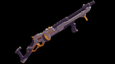 gewehr gangster haut overwatch rüstung revolver requisiten cosplay 3d 3dprinting 3dmodel spiele spielzeuge 3d print model - Mito3D