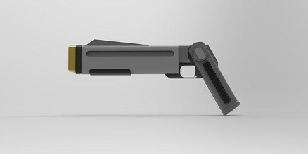 rifle Estrela caminhada descoberta tv phaser lazer réplica cosplay impressão plástico maquinaria imprimível jogos brinquedos 3d print model - Mito3D
