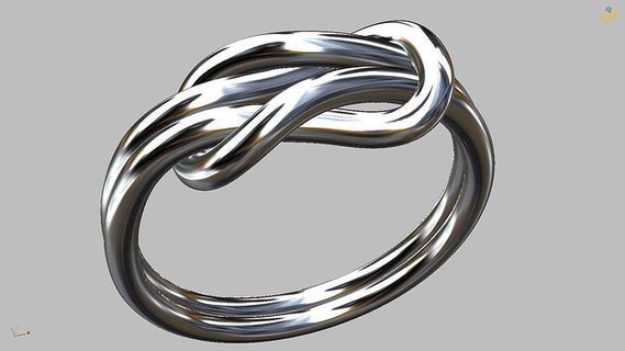 sağ keşif düğüm yüzük 3d yazdırılabilir stl 3dm gergedan matris takı mücevherler küpe Bento modeller Modeller kolye yüzükler 3d print model - Mito3D