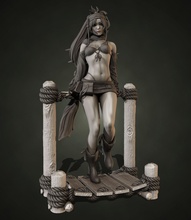 rikku finale fantasia 2 in 1 donne stl scultura arte bikini gioco bellissimo stampa 3dprint figure figurina stampabile sculture 3d print model - Mito3D
