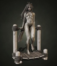rikku final fantaisie bikini suite Fantasy femmes statue stl sculptures sculpture figurine figurines art Jeu belle impression 3dprint imprimable 3d print model - Mito3D