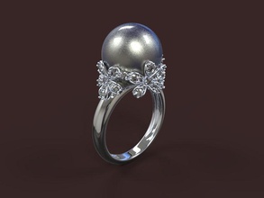 ring-02 jewelry platinum luxury accessory printable rings 3d print model - Mito3D