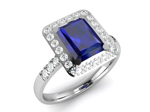 bague 2460 bijoux sterling mariage engagement diamant bijou imprimable solitaire anneaux 3d print model - Mito3D