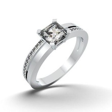 ring 296 jewelry joyería joya platino compromiso romance brillante precioso lujo diamante anillo Moda belleza imprimible anillos joyas amor vestir Diamante oro 3d print model - Mito3D