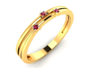 ring 5328 anel noivado Casamento ouro platina joalheria imprimível diamante brilhante precioso luxo prata esterlina argolas 3d print model - Mito3D