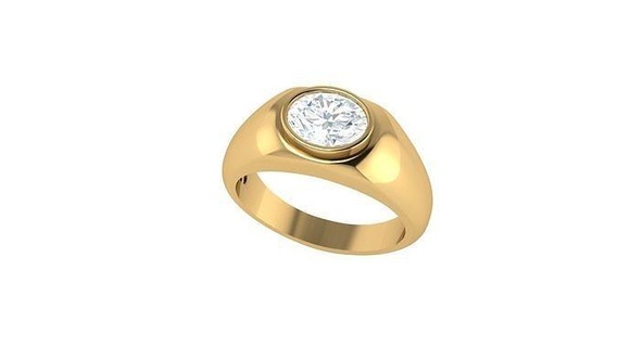 ring men anel joalheria brilhando luxo negócio ouro imprimível esterlina platina gema brilhante diamante moda beleza homens safira prata roupa rubi arte argolas 3d print model - Mito3D