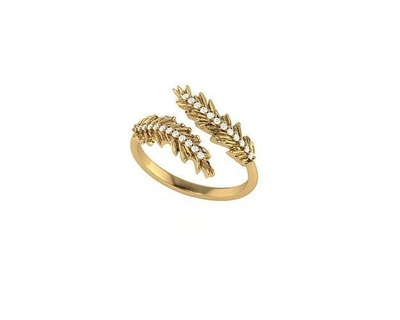 ring piniongems1mm oro anillo joyería joya lindo plata imprimible libra esterlina piñón joya joyería regalo joya Boda Moda belleza vestir anillos joyería joya anillos 3d print model - Mito3D