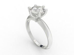 ring015 jóias anel diamante printable fasion anéis 3d print model - Mito3D