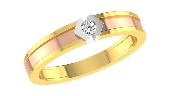 ring031 Ring Schmuck Gold Silber druckbar Juwel Engagement Mode Platin Diamant Prototyp entwickeln Finger brillant Sterling Schönheit Ringe 3d print model - Mito3D