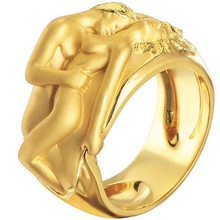 ring jewelry men gold man women woman rings 3d print model - Mito3D