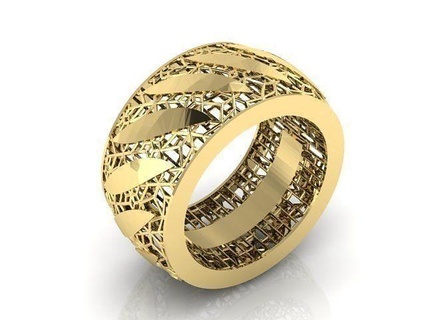 ring1 Schmuck Gold Design Luxus Ringe Kunst 3d print model - Mito3D