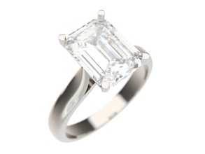 ring jewelry diamond wedding engagement jewellery jewel gold cad printable platinum rings 3d print model - Mito3D