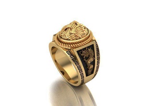 ring13 jóias anel sterling de casamento jóia anéis 3d print model - Mito3D