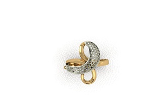 anel jóias ouro de prata jóia diamante gem o engajamento precioso casamento platina roupas pedra preciosa safira brillante brilhantes dedo brilhante (ms) anéis 3d print model - Mito3D