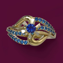 anel jóias anéis rino matriz obj stl 3dm gemas ouro de prata gem do sexo masculino feminino diamante cristal precioso platina 3d print model - Mito3D
