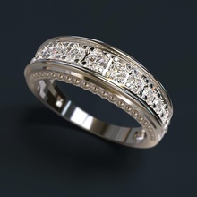 ring jewelry rings rino matrix obj stl 3dm gems gold silver gem male female diamond crystal precious jewellery platinum 3d print model - Mito3D