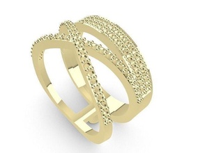 ring jewelry gold printable fashion engagement jewellery wedding gem sterling diamond silver jewel rings luxury romance clothing precious 3d print model - Mito3D