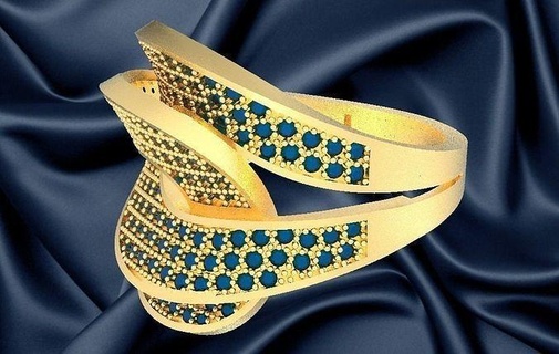 ring18k bague or bijoux argent imprimable diamant bijou mariage gemme engagement sterling mode brillant blanc beauté bracelet anneaux 3d print model - Mito3D