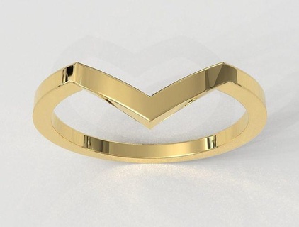 ring teen rings gold jewelry pauloranieri trendy fashion classic modern silver cute jewel jewellery stackable 3d print model - Mito3D