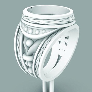 squillare stampabile gioielleria gemma gioiello anelli 3d print model - Mito3D