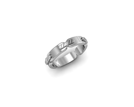 anello gioielli oro moda disco di platino gioiello argento matrimonio preziosi nozze anelli 3d print model - Mito3D