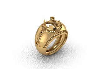 anel jóias jóia gem diamante ouro senhoras de casamento prata precioso banda a superfície o engajamento gumboot roupas pés vestido gum moda personagens anéis 3d print model - Mito3D
