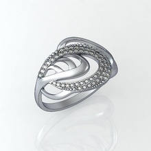 ring24 persona squillare oro diamanti gioielleria stampa anelli 3d print model - Mito3D