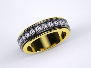 anello gioielli diamante oro argento stl 3dm gemma bianco la pietra ovale moda max zaffiro ruby cabochon accessori donna ragazza regalo anelli 3d print model - Mito3D