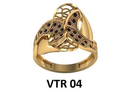 ring4 Ring Schmuck Gold Silber Diamant Hochzeit Juwel Weiß brillant Mode Sterling engagem Schönheit Engagement Armreif Ringe 3d print model - Mito3D