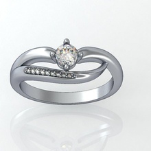 ring434 la joyería anillo los anillos impresión 3d print model - Mito3D