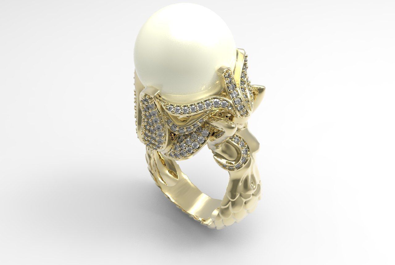 de l'anneau bijoux joyau or les anneaux 3D print model - Mito3D