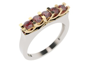 ring Schmuck Diamant-ring diamond Juwel bedruckbar ist engagement gold Silber Platin Ringe 3d print model - Mito3D