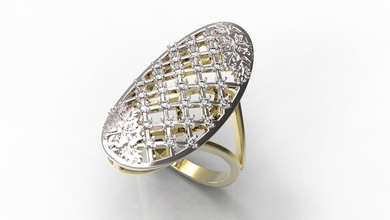 anel jóias ouro diamante ruby safira esmeralda o dia de casamento anéis 3d print model - Mito3D