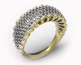 yüzük takı altın elmas yakut Safir zümrüt nişan düğün yüzüğü 3d print model - Mito3D