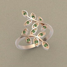 anello gioielli prototipazione stampabile carattere umana donna anelli 3d print model - Mito3D