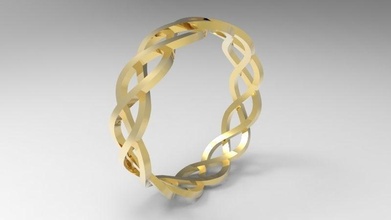 ring 039 jewel precious diamond jewelry rings 3d print model - Mito3D
