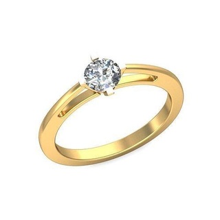 bague 006 anneaux imprimable or diamant bijoux sterling gemme platine solitaire mariage engagement bijou précieux luxe argent 3d print model - Mito3D