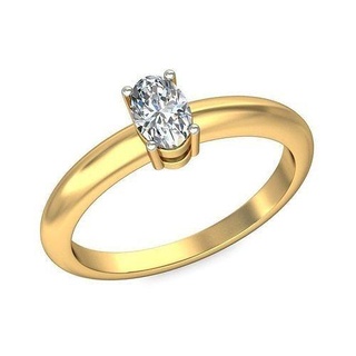 bague 020 anneaux imprimable or diamant bijoux sterling gemme platine solitaire mariage engagement bijou précieux luxe argent 3d print model - Mito3D