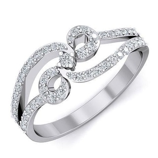 ring - 02 platinum diamond gold jewelry rings gem wedding sterling engagement printable jewel jewellery precious luxury silver 3d print model - Mito3D