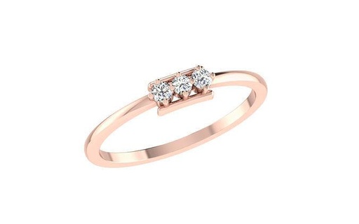 ring - 02 jewellery printable diamond gold wedding jewel rings engagement jewelry light weight minimalist thin wt 3d print model - Mito3D