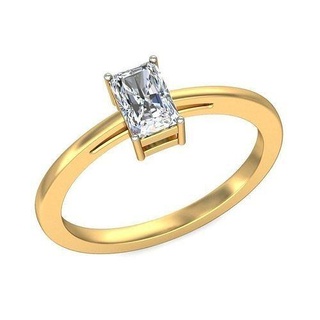 bague 036 anneaux imprimable or diamant bijoux sterling gemme platine solitaire mariage engagement bijou précieux luxe argent 3d print model - Mito3D