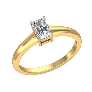 bague 037 anneaux imprimable or diamant bijoux sterling gemme platine solitaire mariage engagement bijou précieux luxe argent 3d print model - Mito3D