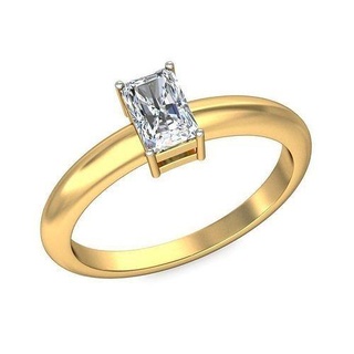 Ring 040 Ringe druckbar Gold Diamant Schmuck Sterling Juwel Platin Solitär Hochzeit Engagement wertvoll Luxus Silber 3d print model - Mito3D