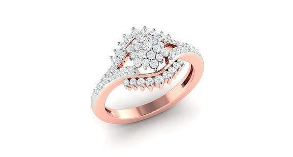 anel 0910 argolas diamante ouro joalheria esterlina gema platina solitário Casamento noivado imprimível jóia jóias precioso luxo prata 3d print model - Mito3D