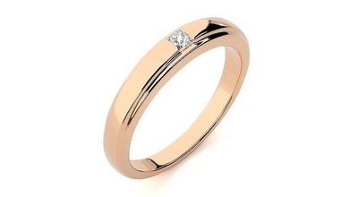 squillare 111 Fidanzamento nozze diamante stampabile platino gioielleria gruppo musicale oro brillante prezioso gemma lusso sterlina anelli solitario 3d print model - Mito3D