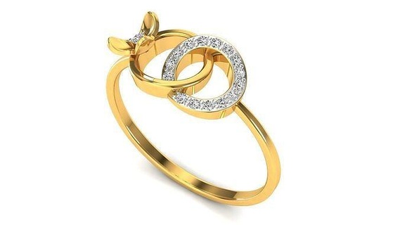 ring - 116 rings wedding engagement jewellery diamond printable gold jewelry sterling gem platinum jewel precious luxury silver 3d print model - Mito3D
